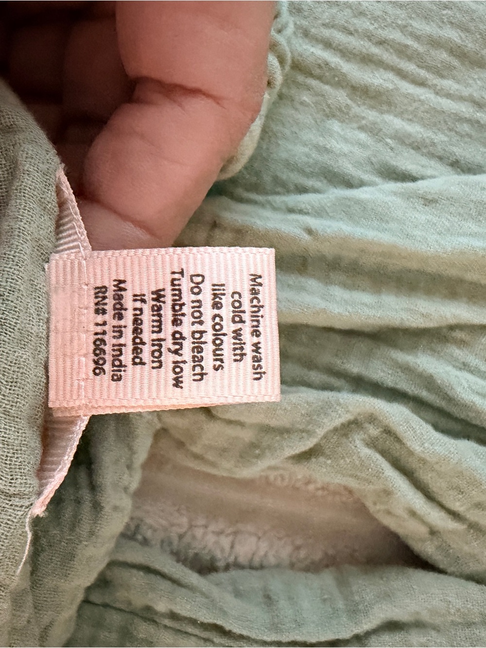 Japna Sage Green Wide-Leg Crinkle Lounge Set - Picture 6 of 12
